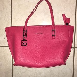 Pink handbag Calvin Klein